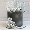 Bolas de discoteca para decoración de tartas, decoración bohemia con