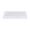 Wireless Keyboard Detachable Durable Computer Accessories with Artificial Leather CoverGold