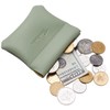 Travelambo Leather Squeeze Coin Purse Pouch Change Holder For Men