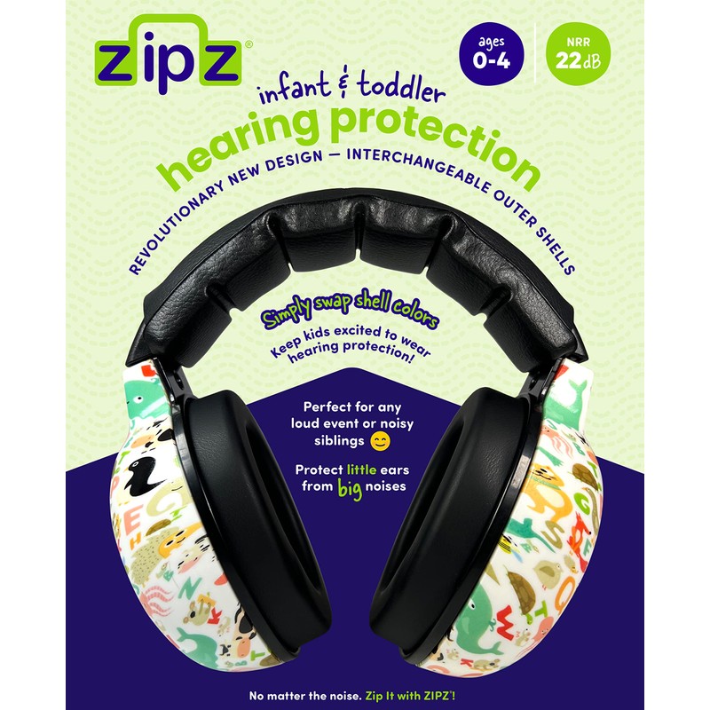 ZIPZ Baby & Toddler Earmuffs – Innovative Design – Change
