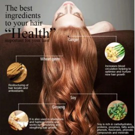 Acondicionador De Jengibre Hidratante, Para Cabello Dañado                                                                                            
