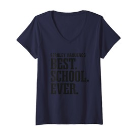 Womens Fernley Vaqueros Best Ever HS V-Neck T-Shirt