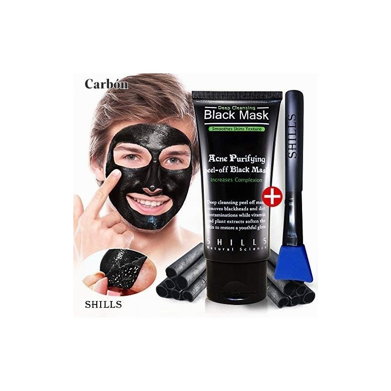 SHILLS Blackhead Remover,Pore Control, Skin Cleansing, Purifying Bamboo Charcoal, Peel