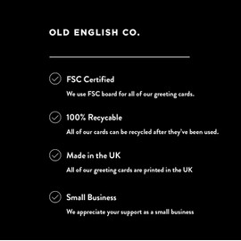 Old English Co. Birthday Card - A6, Have A Spiffing Birthday | Perfect for Friends or Family | Happy & Funny Adult Occasion Cards | Suitable for Men & Women | Blank Inside & Envelope Included