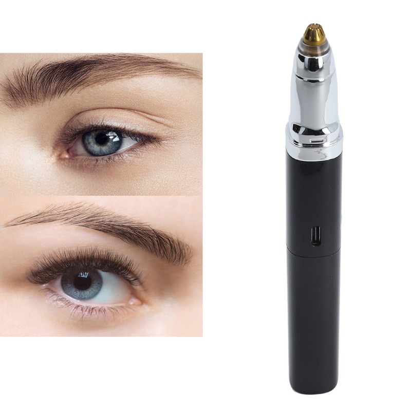 Electric Heated Eyelash Curler Handheld 2 in 1 Long Lasting