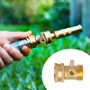 Xiny Tool Brass Garden Hose Shut Off Valve, 4 Pack