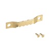 sourcing map Sawtooth Hanger - Double Holes with Screws for