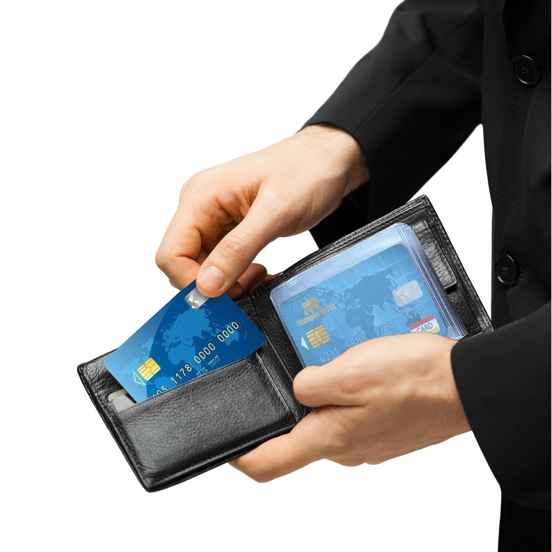 Arsmat Set of 2 Wallet Insert Credit Card Holder with