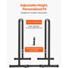 VEVOR Dip Bar, 31 to 35 Inch Height Adjustable, 440LBS