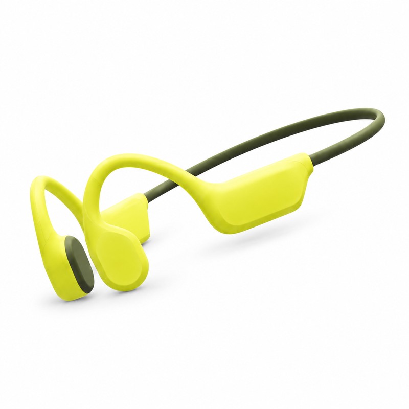 32GB Bone Conduction Headphones – IPX8 Waterproof Open-Ear Wireless Earphones