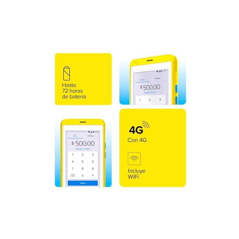 MERCADO PAGO POINT Air, Terminal para Tarjetas con Internet Ilimitado,