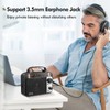 AM/FM/SW1-2 Radio Shortwave Transistor Radio AC or Battery Operated with