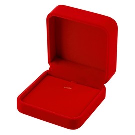 Lotsdonxia Velvet Bangle Box – Jewellery Storage Case Bracelets Watches Accessories for Weddings, Birthdays, Engagements & Special Occasions (Red)
