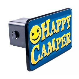 Trik Topz Inc. Happy Camper Plastic ABS Trailer Hitch Cover Car-Truck-SUV 2" Receiver