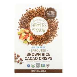 UD_One Degree Organic Foods Sprouted Brown Rice Case of 6 10 oz Breakfast Cereal in Cacao Crisp Flavor