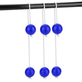 Alomejor Ladder Golf Set 3 Pairs Ladder Ball Bolo Replacement Set for Adults and Children Beach Partey Fun Game