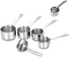 KEAWELL Premium 5-Piece Measuring Cups Set –1/4, 1/3, 1/2, 2/3,
