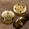 Retro Metal Shank Buttons Suit Coat Buttons Decorative Fastener Sewing