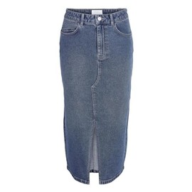 Noisy may Women's Skirt, Medium blue (medium blue denim)