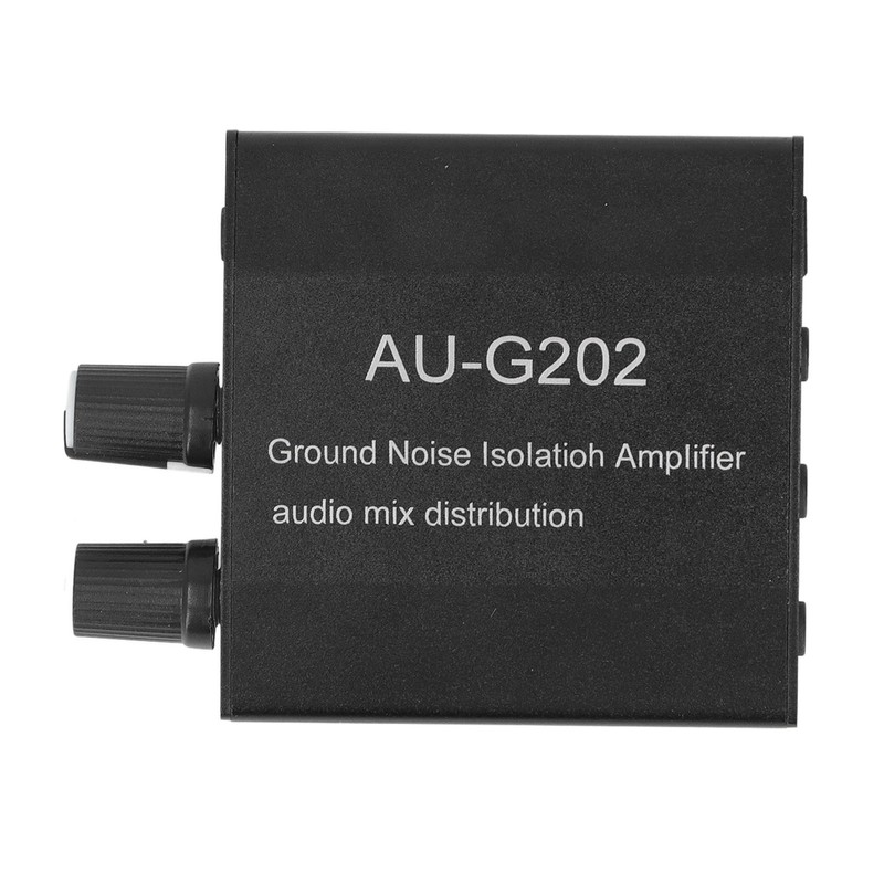 Stereo Music Signal Preamplifier 2 In 2 Out Audio Mix