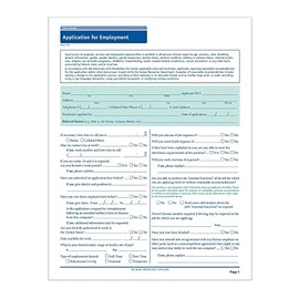Complyright Massachusetts Job Application, Pack of 50 (A2179ma)
