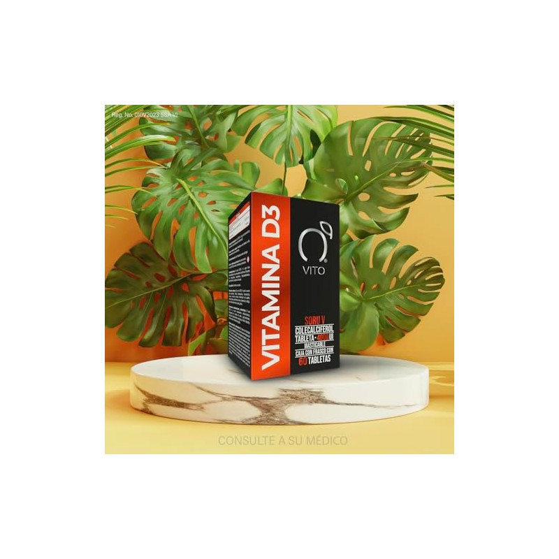 Vito Vitaminas Totales Vitamina 000 Colecalciferol Alta Concentración Tabletas Masticables