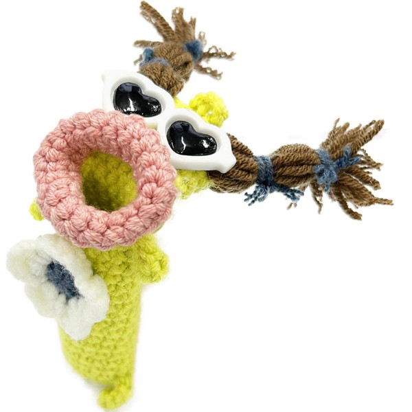 macaroni edge Mascot Lip Case Monster Key Chain Lip Cover