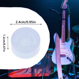 FUNNTY 20 Pcs Guitar Effects Pedal Footswitch Toppers, Guitar Effects Pedal Cap, Effect Pedal Buttons, Pedal Knob Caps Protection Cap for Guitar