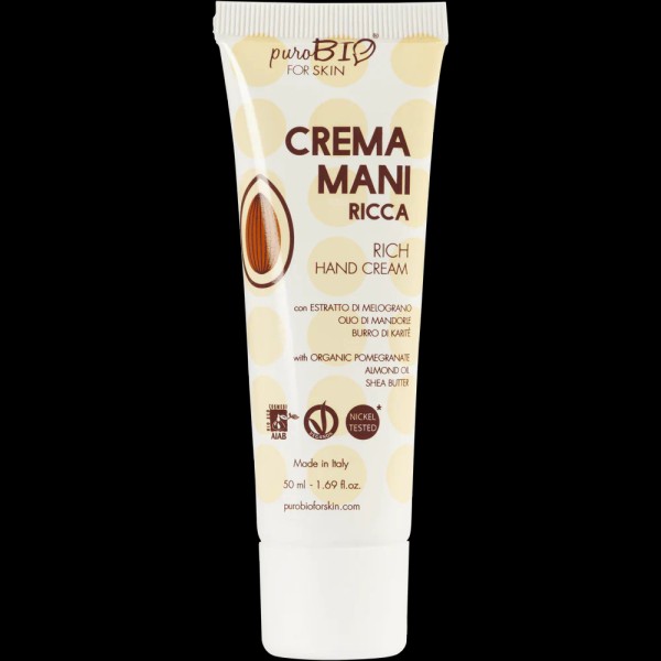 puroBIO Cosmetics forSKIN Rich Hand Cream, 50 ml