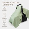Comfy Cubs Baby Car Seat Cover - Soft, Breathable Bamboo