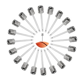JeoPoom Pack of 20 ball pump needles, ball pump inflation needles, ball pump needles for sports balls, ideal for inflating football, basketball and all other sports balls