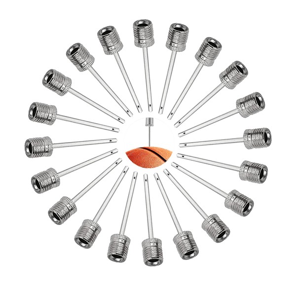 JeoPoom Pack of 20 ball pump needles, ball pump inflation