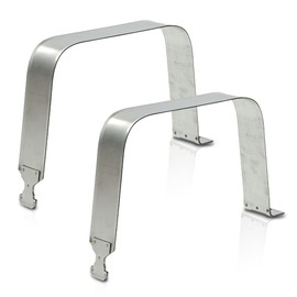 PIT66 Fuel Tank Straps Compatible with Chevy Silverado GMC Sierra 1500 2500 3500 & HD 1999-2018 2pcs Pair 578-183