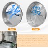 CG BP87Q Vertical Discharge Damper 7-Inch with Foam Round Backdraft