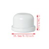 DGBRSM 2PCS White Solid Lamp Finials Caps Tapped of Tops