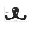 Aynoo 10 Pack Coat Hooks, Metal Wall Hooks Hardware, Heavy
