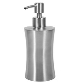 400ml Kitchen Soap Dispenser, Stainless Steel Countertop Soap Dispenser Silver Liquid Soap Dispenser for Kitchen, Bathroom and Countertop Hand Dish Lotion