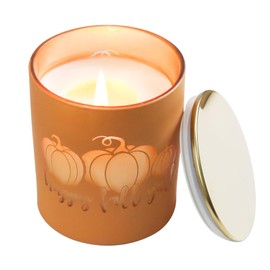 Pumpkin Candle 11oz - Fall Scented Candle with Pumpkin Design, Ideal for Fall Thanksgiving Table Decor, Thanksgiving Gifts