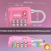 Diyife TSA Luggage Locks, [Updated] Pack of 2 4-Digit Combination