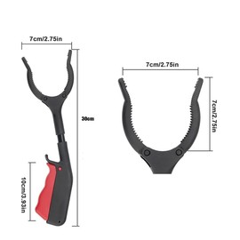 Pack of 3 30 cm children's gripping tongs, hygienic waste clips, portable waste collection tongs, multifunctional waste collection