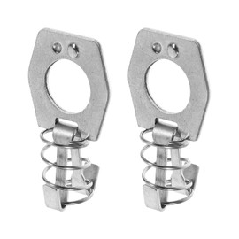 MUQIDA 2 PCS RV Water Heater Cam Lock, Stainless Steel Water Heater Cover Door Latch Fastener with Hook, Twist Latch Assembly for RV Camper Water Heater Door or Gas Bottle Cover