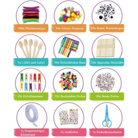 Drookaen AK 3100+DIY Craft Kits for Kids, Craft Supplies Kit in a Box for Kids Ages 4 5 6 7 8 9 10 11 & 12 Year Old Girls & Boys, School und Home Children Gift Ideas Art Activity Gifts