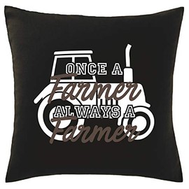 Hippowarehouse Once A Farmer Always A Farmer Printed bedroom accessory cushion cover case 41x41cm