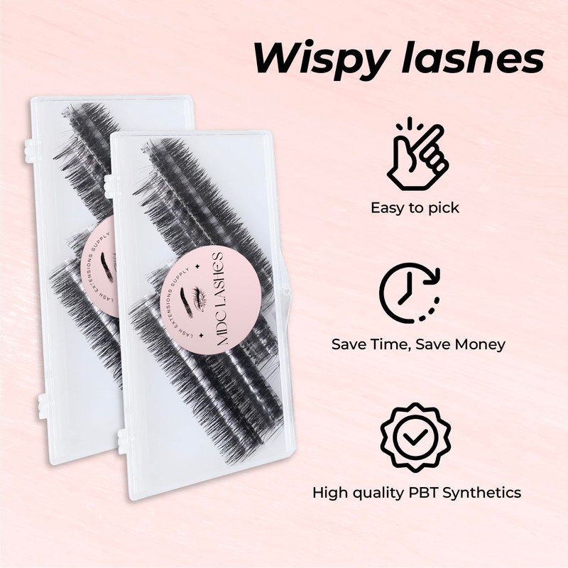 MDC LASHES MDC LASHES Promade Wispy Lash Extension Volume Lashes