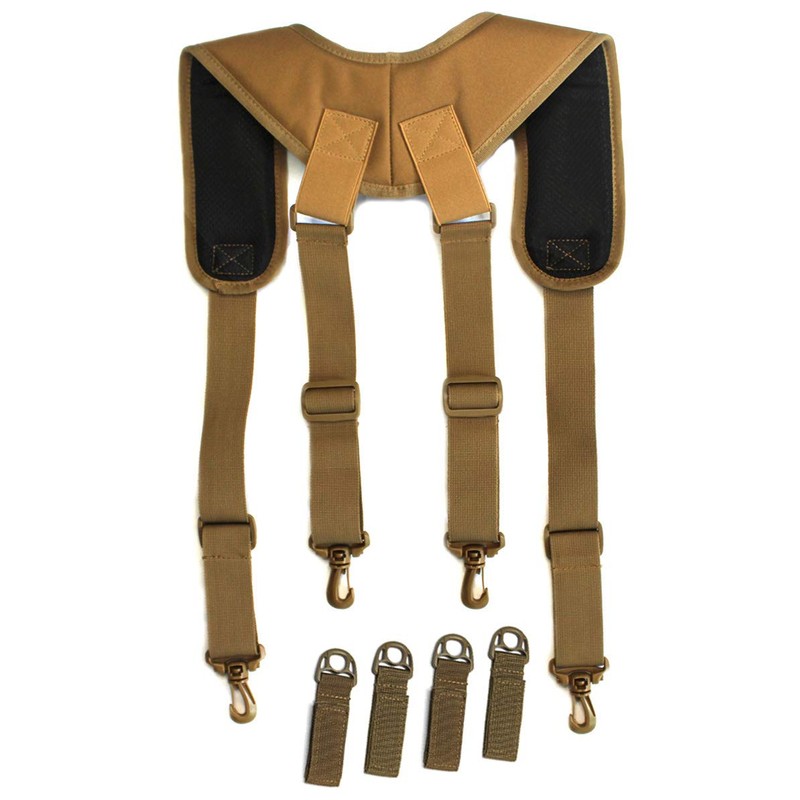 MELOTOUGH Tactical suspenders Duty Belt Harness Padded Adjustable Tool Belt