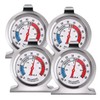 4PACK Refrigerator Thermometer -30-30 deg C/-20-80 deg F, Classic Fridge