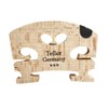 Teller Violin Bridge Easy Set-in Pieces Pre-Cut with File (4/4,