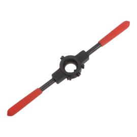 sourcing map Die Stock Handle Wrench, for Metric M4.5-M6 (Metric) / 3/16"-1/4" (UNC/UNF) / 20mm OD Round Dies, 20mm x 7mm Threading Die Holder with Plastic Handle