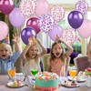 Pink and Purple Balloons, 50PCS 12 Inch Purple Pink Confetti