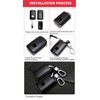 HIBEYO Key Fob Cover Compatible with Mazda 3 6 Alexa